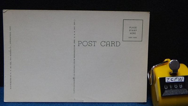 STD Vintage Ohio State Capitol Mckinley Memorial State Emblems Unposted