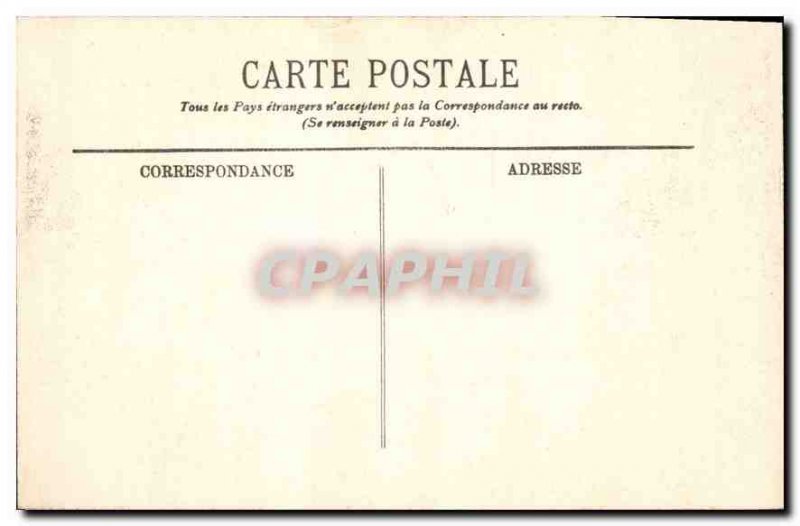 Postcard Old Paris Luxembourg Gardens