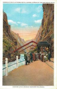 USA Colorado Observation Platform Royal Gorge Canon of the Arkansas 02.04