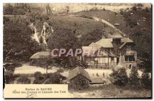 Old Postcard Rocks Hotel Baume Caves and Cascade Tufs