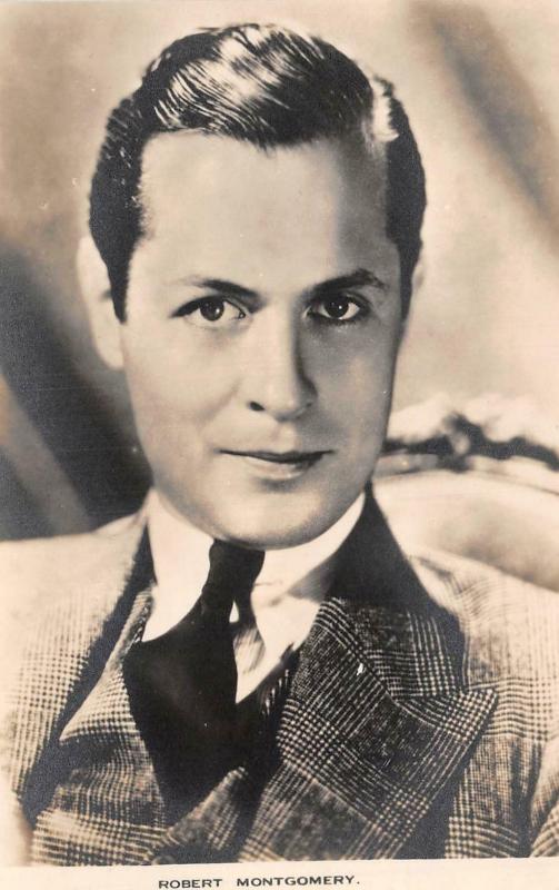 br105128 robert montgomery actor cinema movie fil star