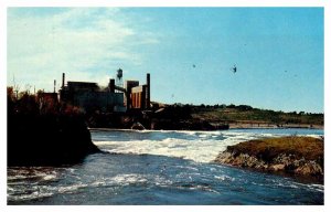 Postcard FACTORY SCENE Saint Jhon New Brunswick NB AT3894