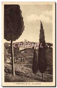 Old Postcard Saint Paul Vue Generale