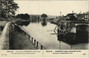 CPA Le pont se SOISSONS detruit par les Allemands dans leur deroute (151920)