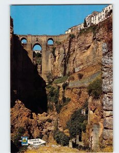 Postcard The Nuevo Bridge, Ronda, Spain