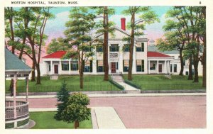 Vintage Postcard Morton Hospital Medical Building Taunton Massachusetts BB Pub.