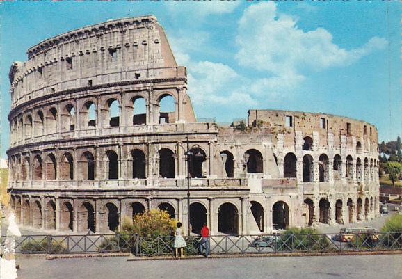 Italy Roma Rome Flavios Amphitheatre Colosseum