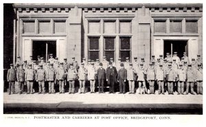 Connecticut Bridgeport  Postmaster and Carriers at Post office