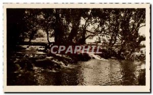 Postcard Modern Ifrane Oued edges & # 39arbres