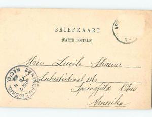1905 postcard WILHELMINA PARK Apeldoorn - Gelderland Netherlands F5166