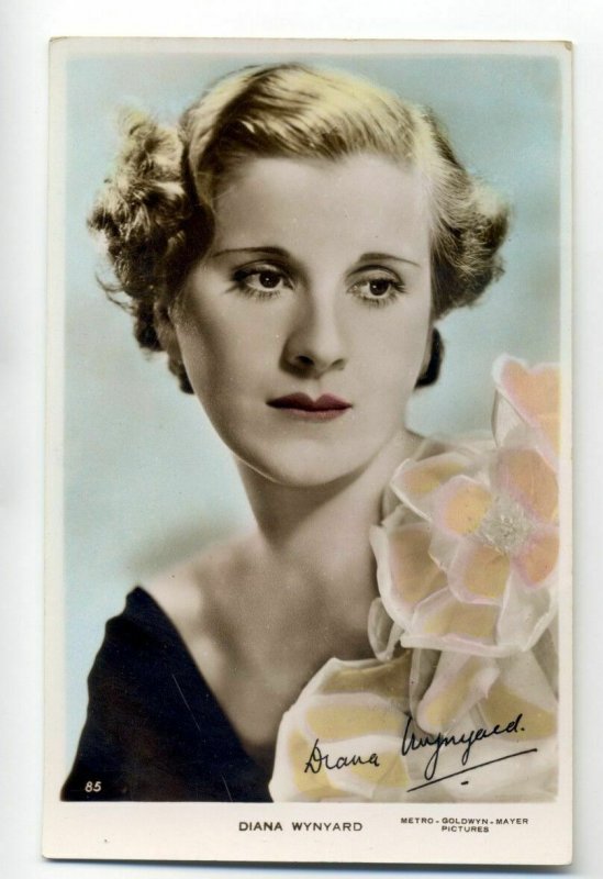 b3790 - Film Actress - Diana Wynard - postcard