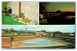 c1950's Venice Motel & Restaurant Multiview Buffet Hagerstown Maryland Postcard