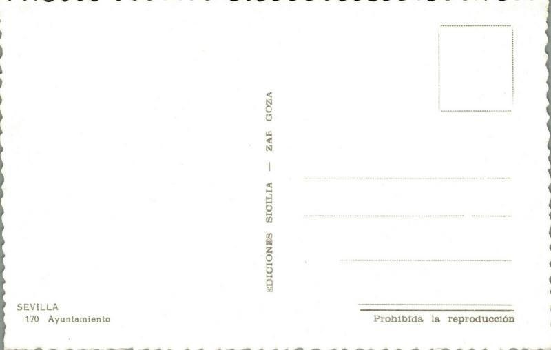 Spain - Sevilla Ayuntamiento 01.69