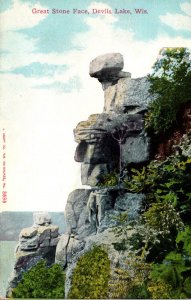 Wisconsin Devils Lake Great Stone Face