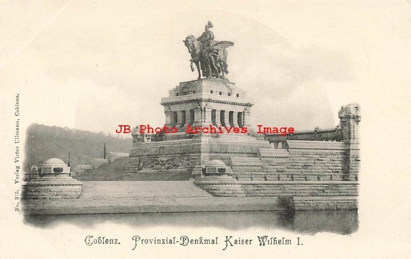 German Royalty, Coblenz, Statue Monument Provinzial-Denkmal Kaiser Wilhelm I 