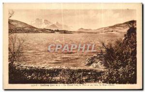 Postcard Old laffrey Grand Lake Harbor and off Mount Obion