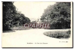 Old Postcard Avallon Parc des Chaumes