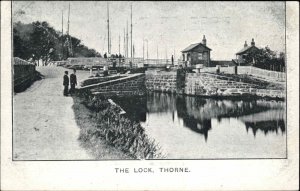 Thorne South Yorkshire Lock Doncaster c1910 Postcard