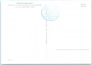 c1960s Bonn Germany Beethoven Portrait Karl Stieler 1819 Oil Painting Stamp M33