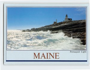 Postcard Pemaquid Light, Bristol, Maine