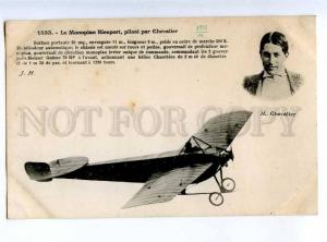 205357 FRANCE AVIATION Nieuport airplane pilot CHEVALIER