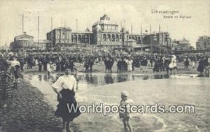 Strand an Kuthaus Scheveningen Netherlands Postal Used Unknown, Missing Stamp 