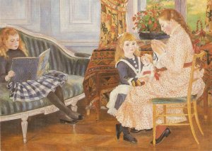 Renoir. Tje Childrens afternoon in Vargemont Fine art, painting, modern German