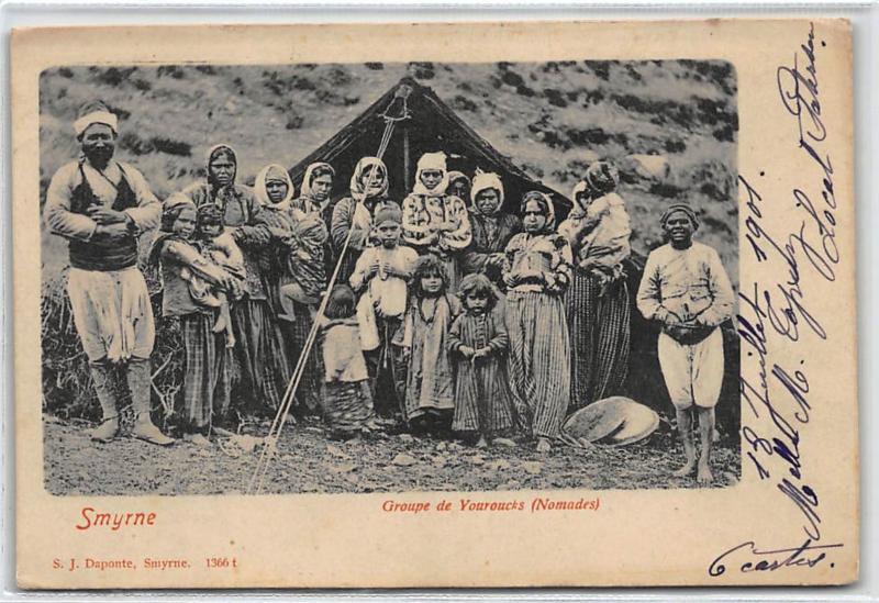 TURQUIE : smyrne groupe de vouroucks (nomades) - tres bon etat