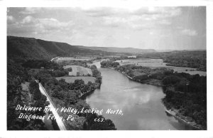 Delaware River Valley Dingman's Ferry Pennsylvania Real Photo postcard