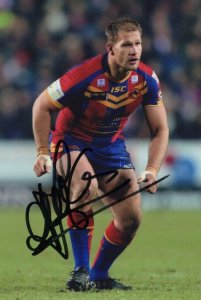 Gregory Mounis Catalan Dragons French Rugby Hand Signed Photo