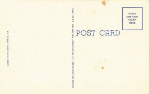 LP51 Mobile Large Letters  Alabama Postcard 