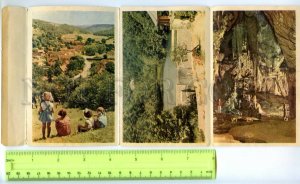 466820 Hungary Aggtelek-Josvafo cave stalactites 6 postcards in a booklet