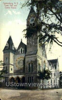 Town Hall & Opera House in Ogdensburg, New York