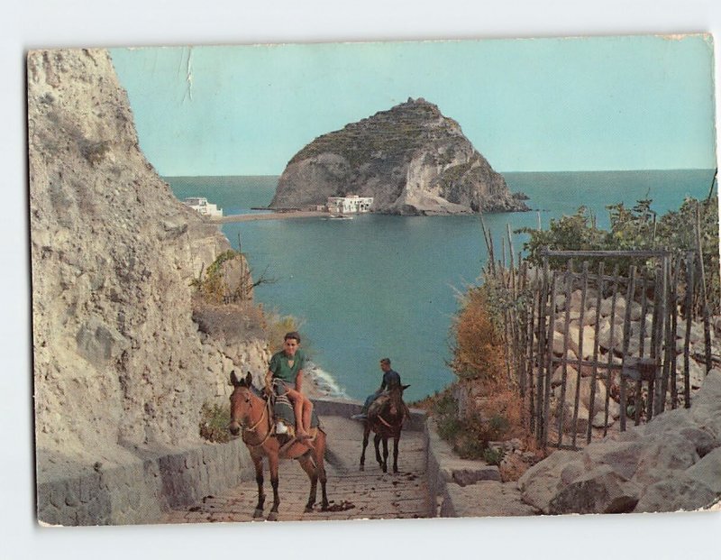 Postcard Sant Angelo D' Ischia, Naples, Italy