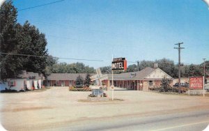 TULIP CITY MOTEL Holland, Michigan Roadside ca 1950s Vintage Postcard