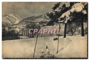 Old Postcard surroundings Gap HA In winter Col Bayard