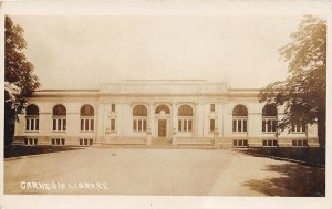 H79/ Columbus Ohio RPPC Postcard c1910 Carnegie Library Building 69