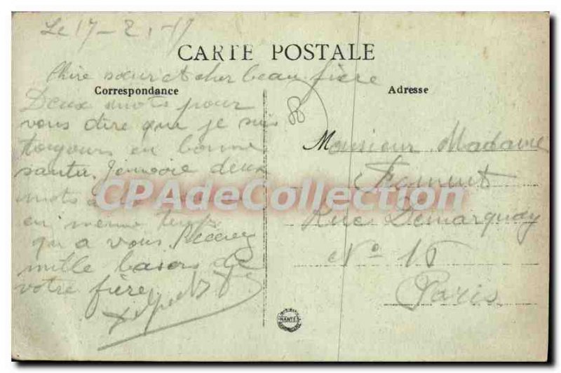 Postcard Ancient Ruins Bovent The Village