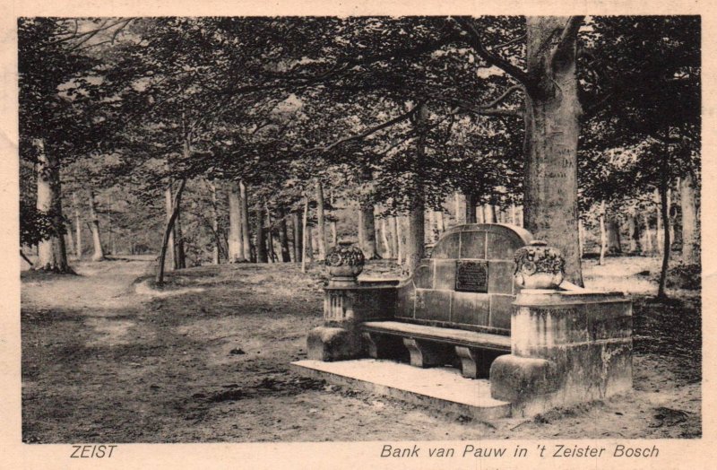 Bank van Pauw in Zeister Bosch,Zeist,Netherlands BIN