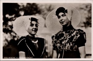 Netherlands Traditional Clothing Zeeland Market RPPC 09.97