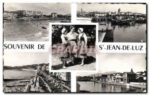 Old Postcard Souvenir De St Jean De Luz Folklore Costume