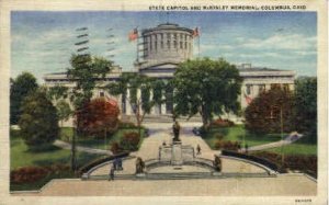 State Capitol and McKinley Memorial - Columbus, Ohio