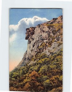 Postcard Old Man Of The Mountains, Cannon Mountain, Franconia, New Hampshire