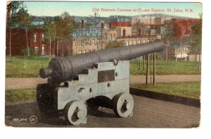 Old Historic Cannon, Queen Square, St John, New Brunswick