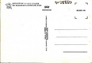 BF28850 sur les bords de la  corniche d or  france  front/back image