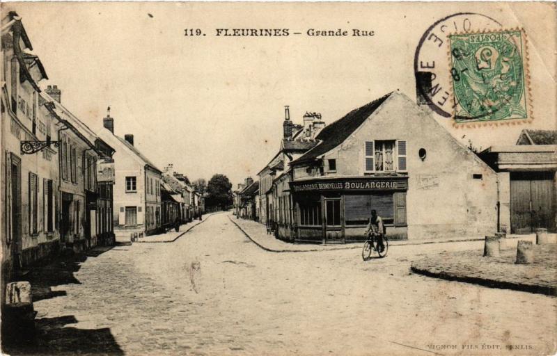 CPA FLEURINES Grande Rue (377103)