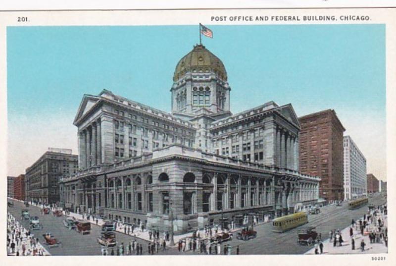 Illinois Chicago Post Office and Federal Building Curteich