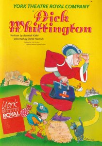 Dick Whittington York Theatre Royal Pantomime Rare Programme