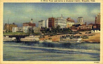 River Front & Levee - Memphis, Tennessee