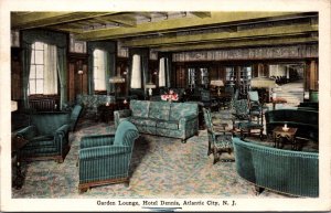 Postcard Garden Lounge at Hotel Dennis in Atlantic City, New Jersey